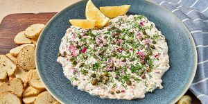 Recette Smoked Salmon Layer Dip