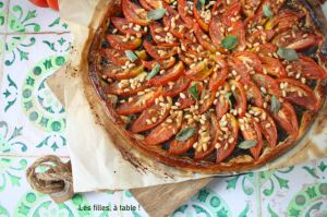 Recette Tarte fine aux tomates et à la tapenade