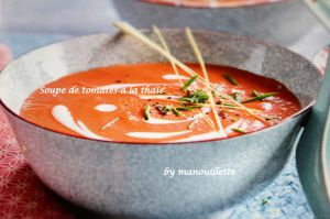 Recette Soupe de tomates à la thaïe