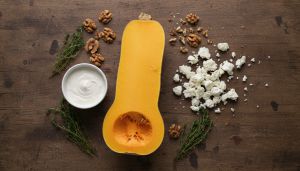 Recette Délicieux gratin de butternut au fromage de chèvre : une recette savoureuse et réconfortante