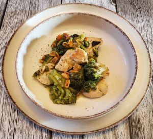 Recette Poulet brocoli cacahuètes au Cookéo