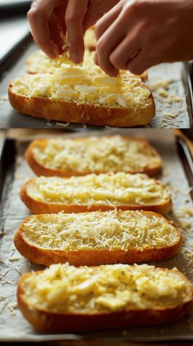 Recette Indulgent Gooey Garlic Cheese Bread: A Flavor Explosion