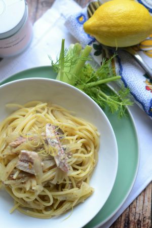 Recette Spaghetti au fenouil et sardines