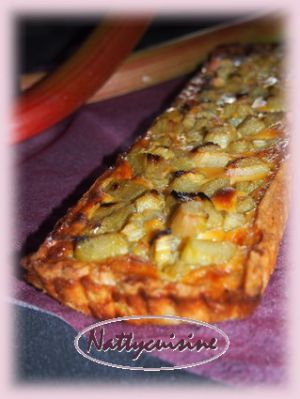 Recette Tarte à la rhubarbe