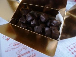 Recette Bonbons de gingembre confit au chocolat