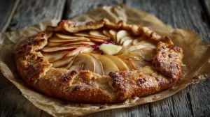 Recette Galette de pommes sur gelée de groseilles