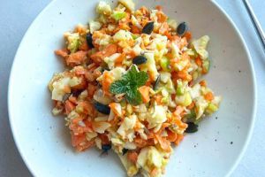 Recette Salade de chou-rave, carotte et pomme