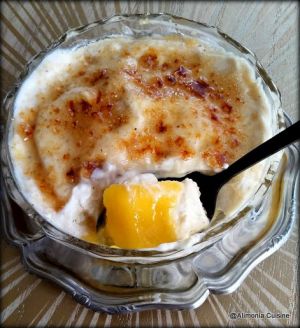 Recette Crème Thaï à la mangue / Crema Thaï de mango