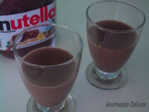 Recette Crème dessert (Danette) au Nutella