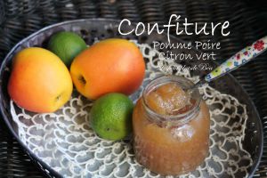 Recette Confiture de pomme, poire et citron vert