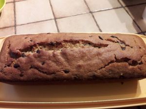 Recette Cake sans gluten à la farine de riz et pépites de chocolat