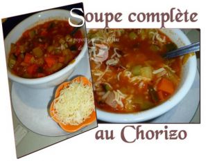 Recette Soupe complète au chorizo
