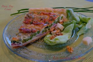 Recette Quiche aux petits pois