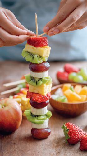Recette Turkey Fruit Skewers: A Fresh Twist on BBQ Favorites
