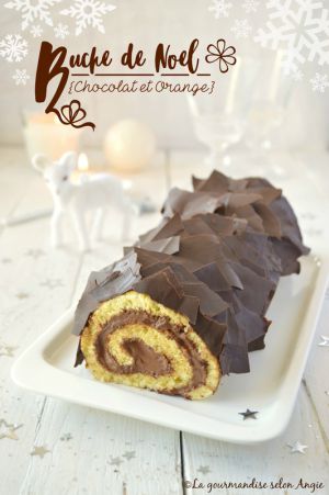 Recette Bûche {Chocolat & orange} #Noël vegan