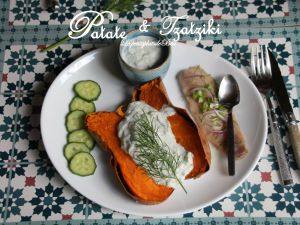 Recette Patate douce et tzatziki