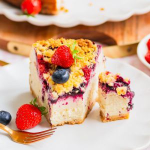 Recette Cheesecake crumble aux fruits rouges façon IKea