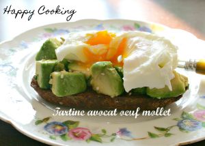 Recette Tartine avocat oeuf poché