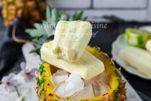 Recette Esquimaux ananas et lait de coco