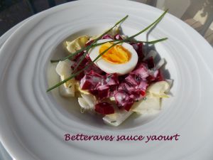 Recette Betteraves sauce yaourt