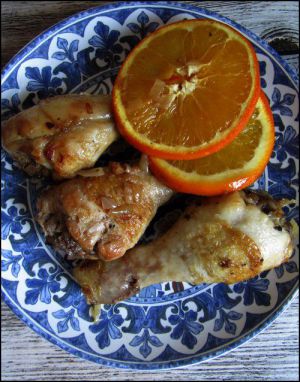 Recette Tajine de poulet à l'orange