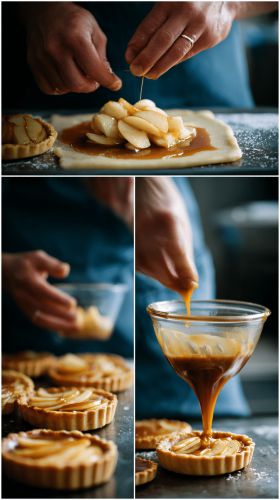 Recette Salted Caramel Apple Tarts: A Sweet and Salty Delight
