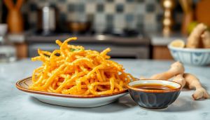 Recette Tempura de champignons Enoki japonais