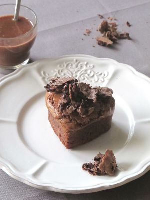 Recette Moelleux au chocolat, meringue au chocolat et sauce chocolat-praliné
