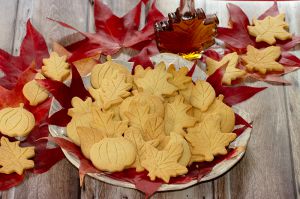Recette Sablés feuilles d’automne au sirop d’érable