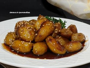 Recette Pommes Grenaille rissolées à la coréenne. (Recette simplissime)