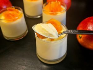 Recette Blood Orange posset / Crème rapide à l'orange sanguine (sans gluten , sans œuf, low carb)