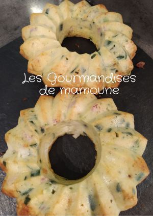 Recette Cakes courgettes lardons