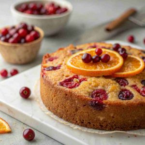Recette Cranberry Orange Breakfast Cake – Holiday Morning Recipe