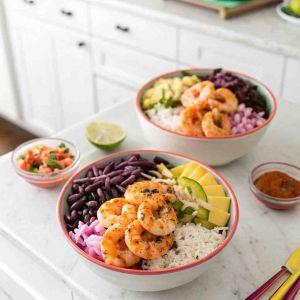 Recette Cajun Shrimp Bowls