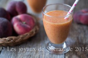 Recette Smoothie pêche – gingembre