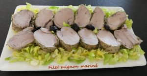 Recette Filet mignon mariné *