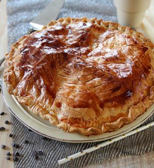 Recette Galette des rois poires chocolat vegan