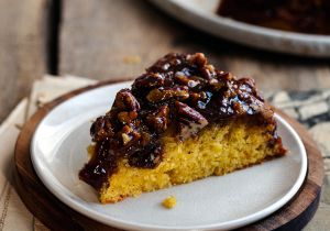 Recette Gâteau renversé aux noix de pécan caramélisées