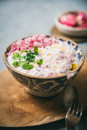 Recette Tzatziki de Radis rose {recette healthy au fromage blanc}