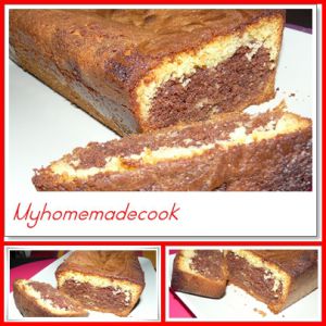 Recette Cake marbré pâte à tartiner Nutella