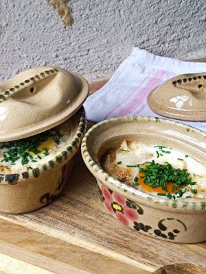 Recette Oeuf cocotte endives et Maroilles
