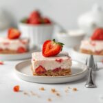 Recette Creamy Keto Strawberry Cheesecake Bars Low Carb