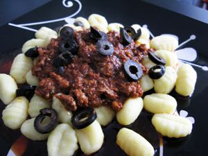 Recette Gnocchi sauce tomate thon (vegan)