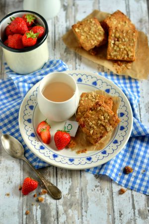 Recette Scones {fraises & flocons de sarrasin} #vegan