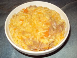 Recette Risotto potimarron-jambon cru