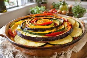 Recette « Sa recette de tian aux légumes du soleil fait un carton (et c’est ultra simple) »