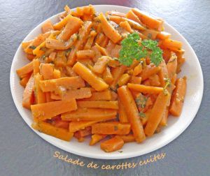 Recette Salade de carottes cuites *