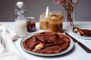 Recette Recette facile et rapide des crêpes au chocolat