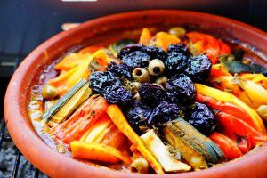 Recette Tajine marocain aux légumes sans viande au barbecue