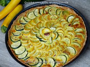 Recette Quiche courgettes à la cancoillotte